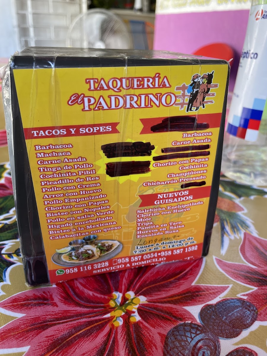 Tacos El Padrino Menu - Image 6